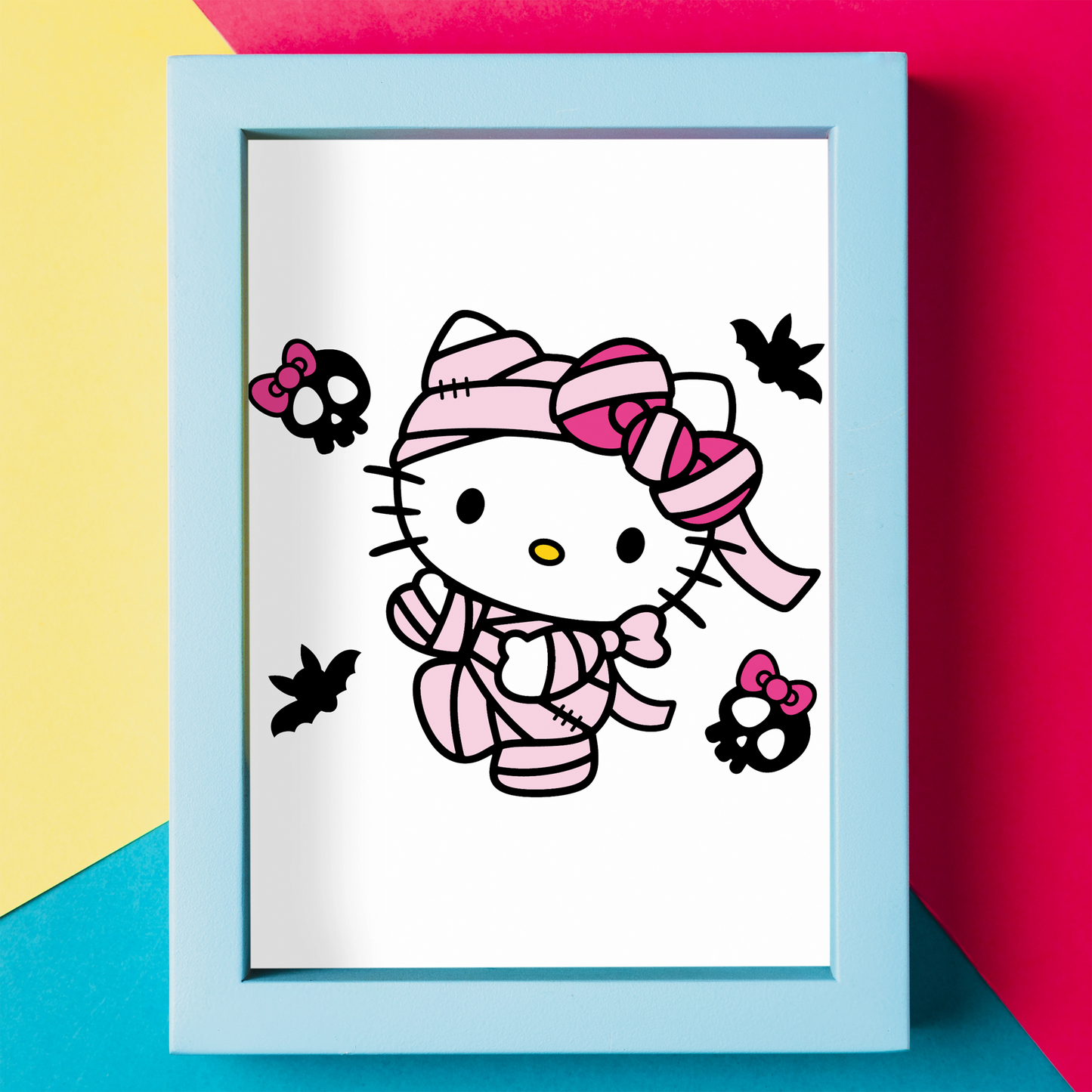Halloween Kitty Bundle - Kitty Clipart - Layered SVG Pack - Sublimation Shirt -Cute Cat - Kawaii Characters - Cut Files - Cricut & Silhouette - Skeleton - Mummy - Pumpkin - Witch - Boo