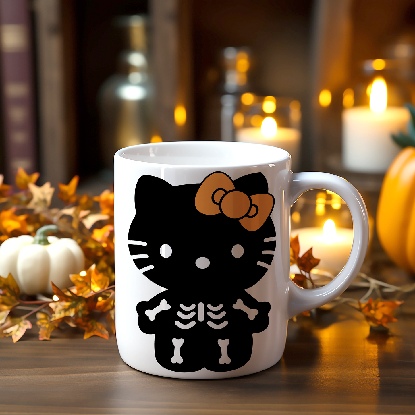 Halloween Kitty Bundle - Kitty Clipart - Layered SVG Pack - Sublimation Shirt -Cute Cat - Kawaii Characters - Cut Files - Cricut & Silhouette - Skeleton - Mummy - Pumpkin - Witch - Boo
