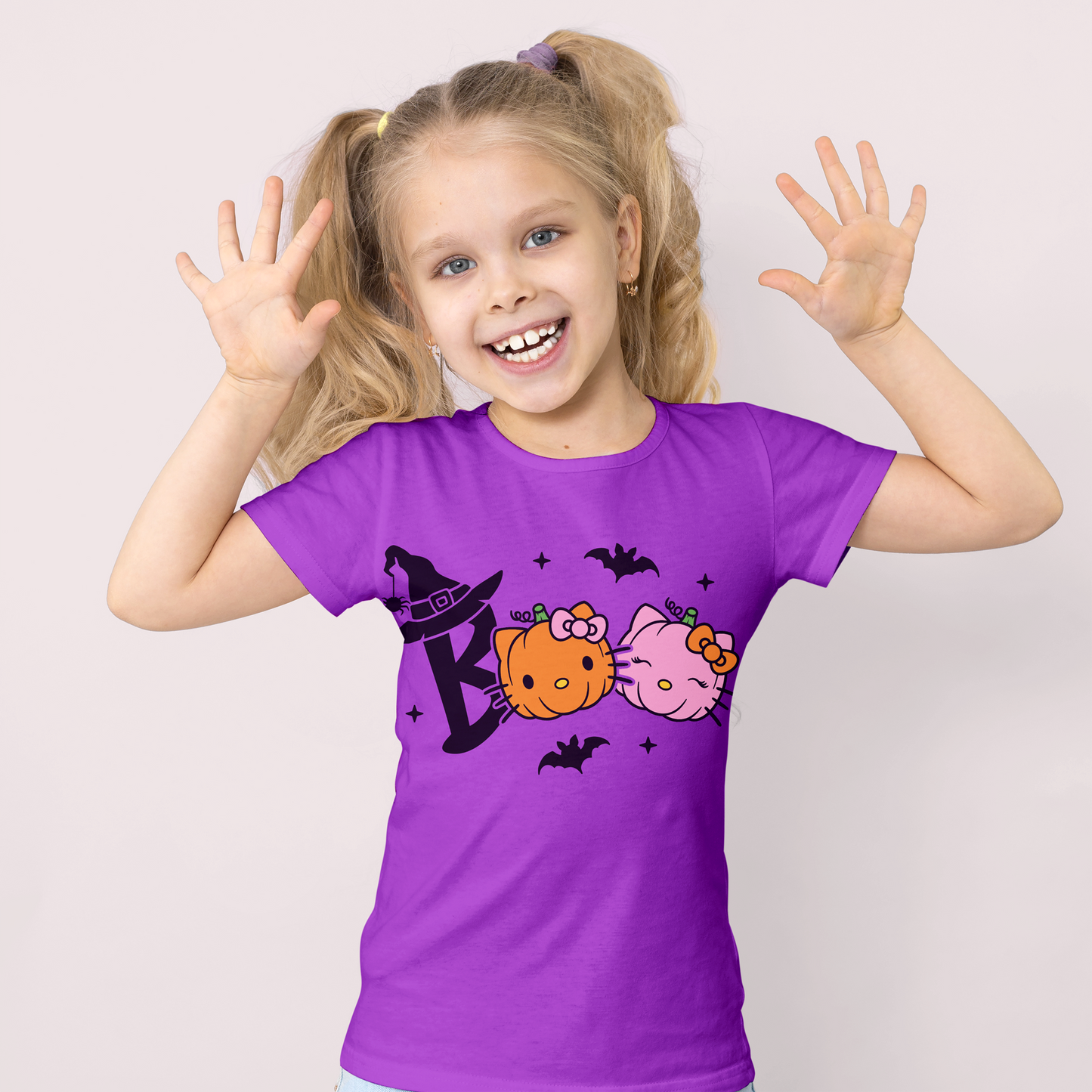 Halloween Kitty Bundle - Kitty Clipart - Layered SVG Pack - Sublimation Shirt -Cute Cat - Kawaii Characters - Cut Files - Cricut & Silhouette - Skeleton - Mummy - Pumpkin - Witch - Boo