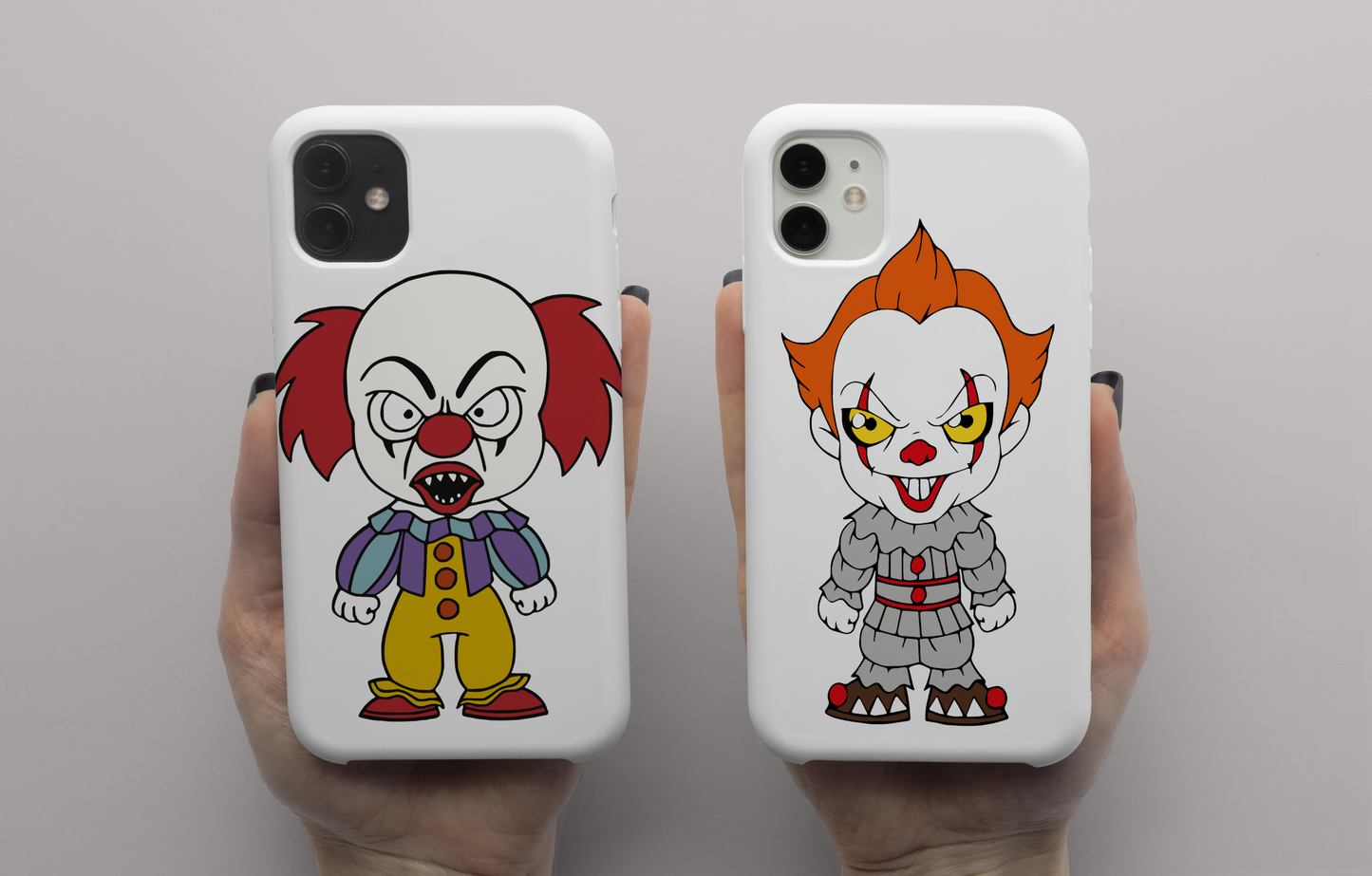Horror Movie Characters Bundle - Chibi Characters - Sublimation PNG Shirt - Cricut SVG Cut Files - Halloween Clipart - Scary and Creepy Characters