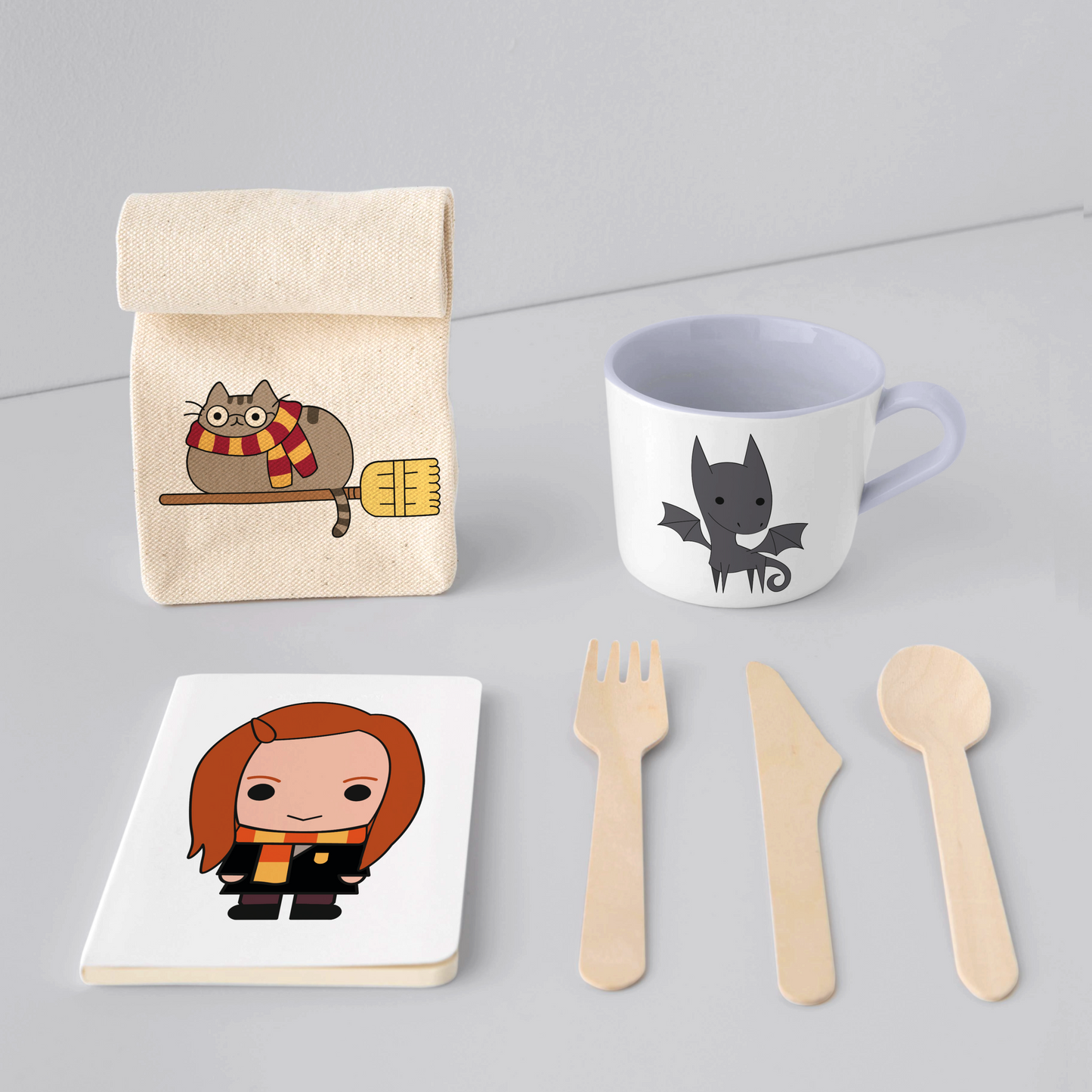 Harry Potter SVG Bundle - Chibi Characters Pack - Wizard Clipart - Harry Potter Sublimation T-shirt - PNG Designs - Cut Files - Cricut & Silhouette