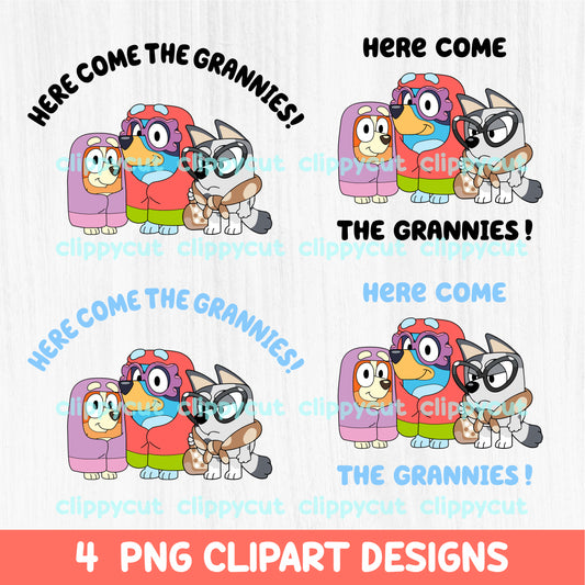 "Here Come the Grannies" clipart