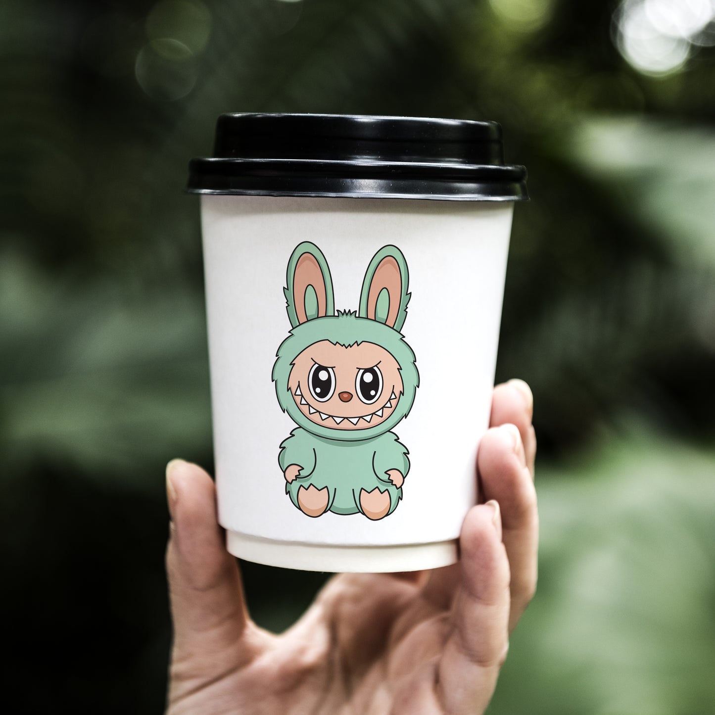Labubu Color SVG & PNG Bundle - Cute Kawaii Labubu Clipart - Labubu Vector Cut Files - Halloween Labubu Sublimation Shirts