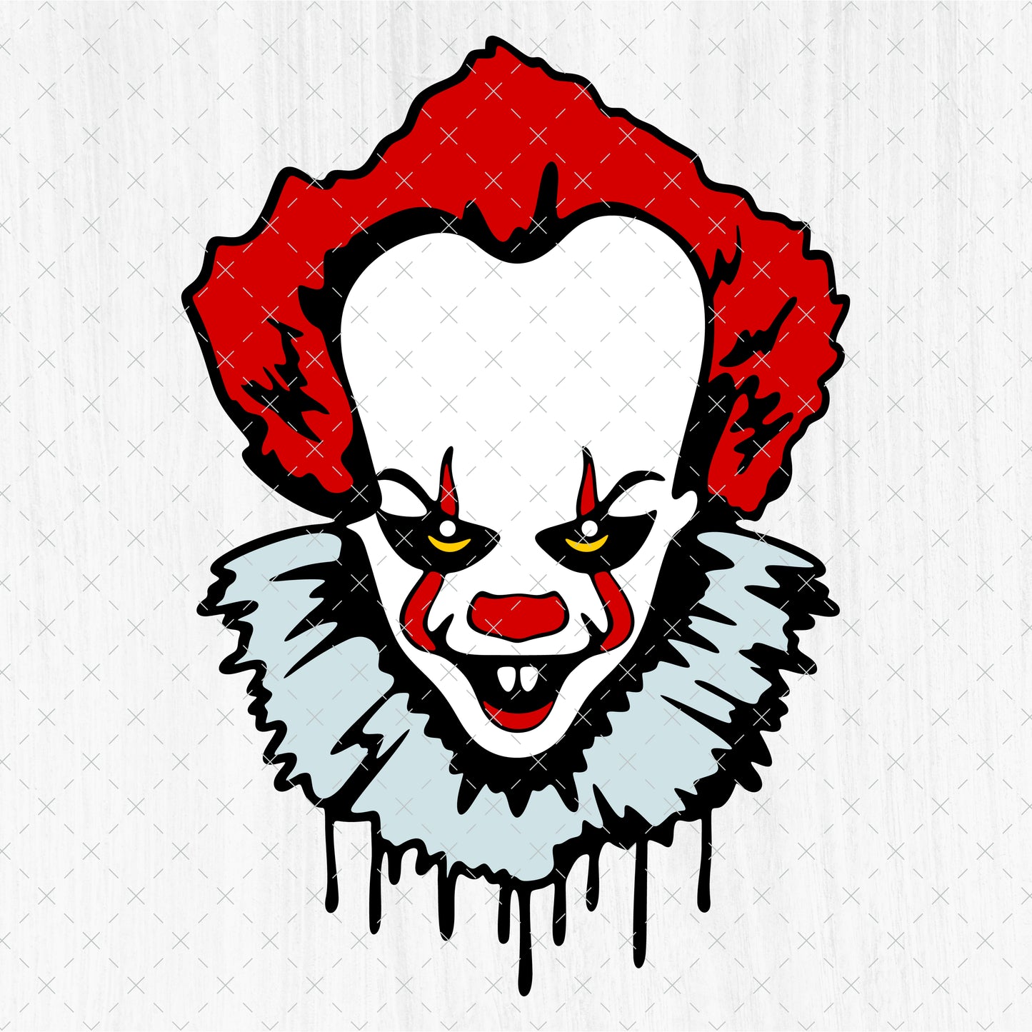 Pennywise IT Svg Bundle - Halloween Clipart - Dancing Clown Svg - Cricut & Silhouette Vector Cut Files - Pennywise Sublimation Shirt